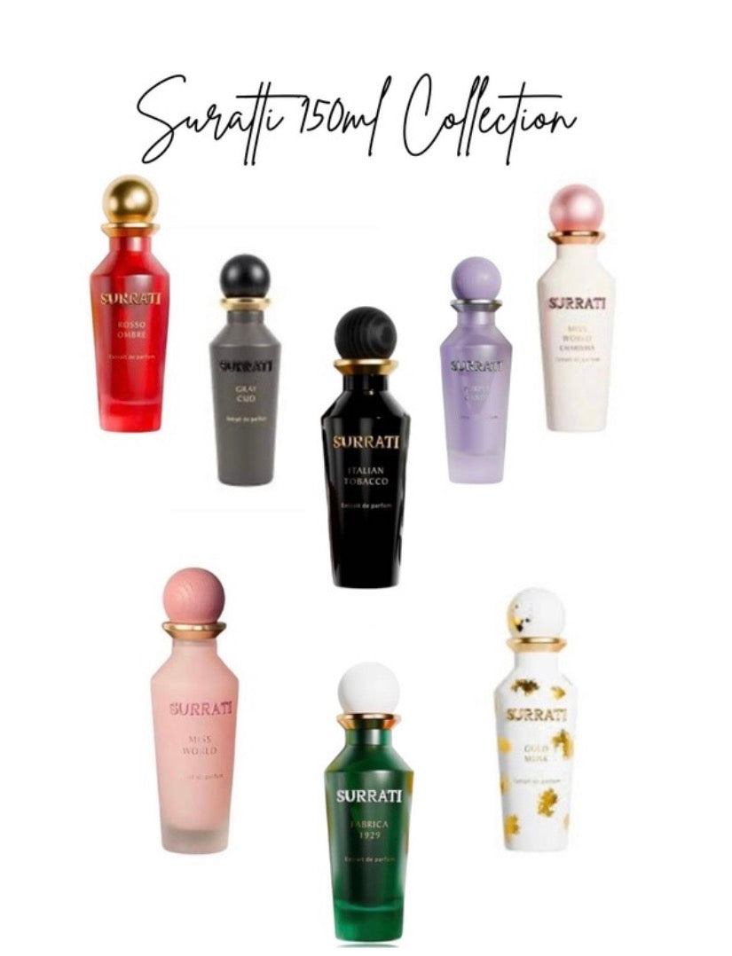 Suratti 150ml Newest Collection Females and Males Extrait De Parfum