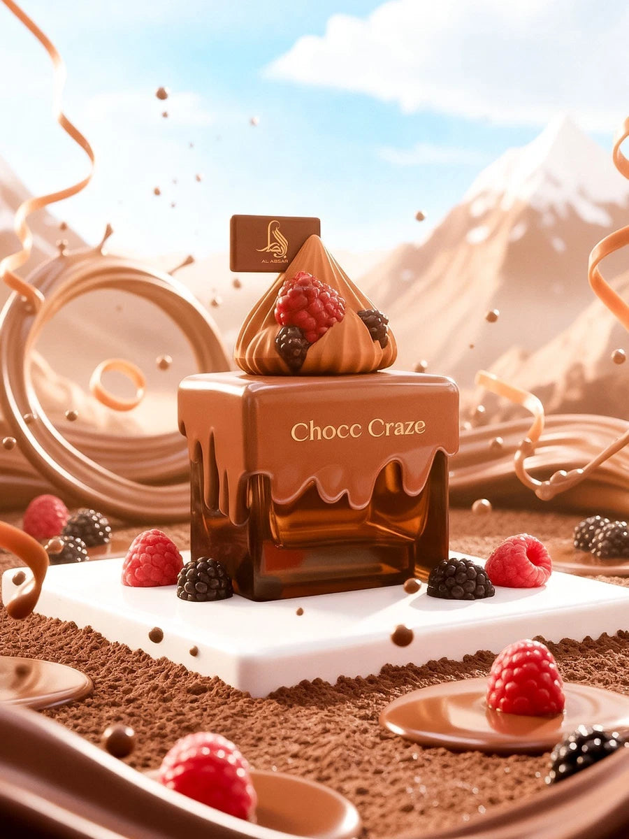 Choco Craze Eau de Parfum 100ml by Al Absar Treats | Rich Chocolate Gourmand