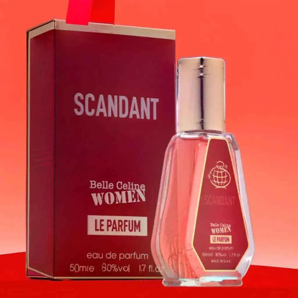 50ml perfumes available Scandant women, cocktail intense, canale di blue, classy chic girl