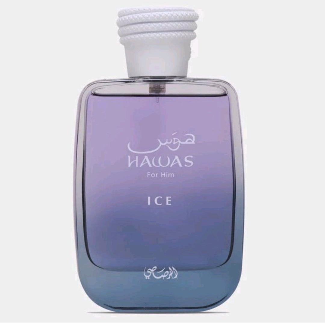 Hawas Ice By Rasasi 100ml EDP Spray for Males